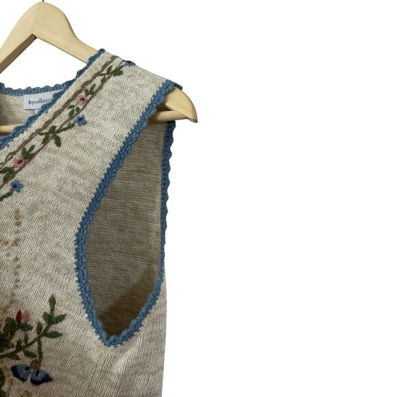 Vintage Ivy Collectibles Medium Sweater Cardigan Vest Embroidered Womens - Picture 8 of 12